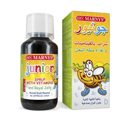 Marnys Junior Syrup With Vitamins And Royal Jelly